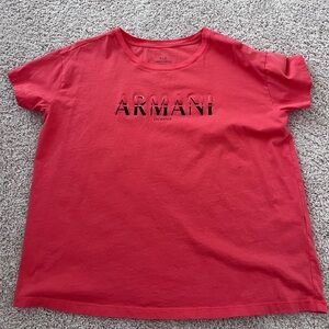 Armani Exchange Women's Logo Short Sleeve Tee